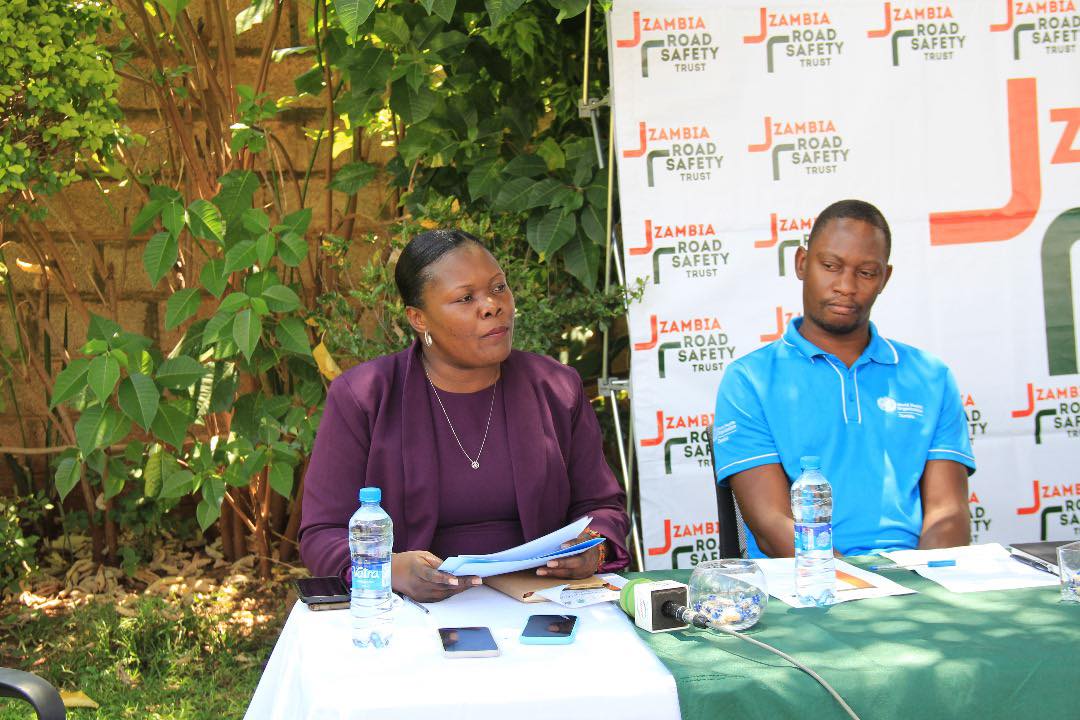 ZRST media briefing and road safety public communication in Zambia