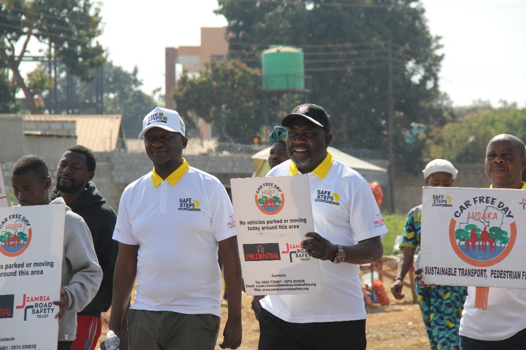 Car Free Day alone Mulundu Street