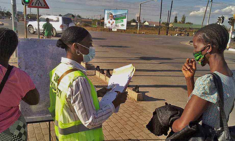 HVT Case Study – Tokyo Way – Kamwala South, Lusaka, Zambia. On-street survey and PGIS mapping. Photo: Daniel Mwamba / Zambia Road Safety Trust