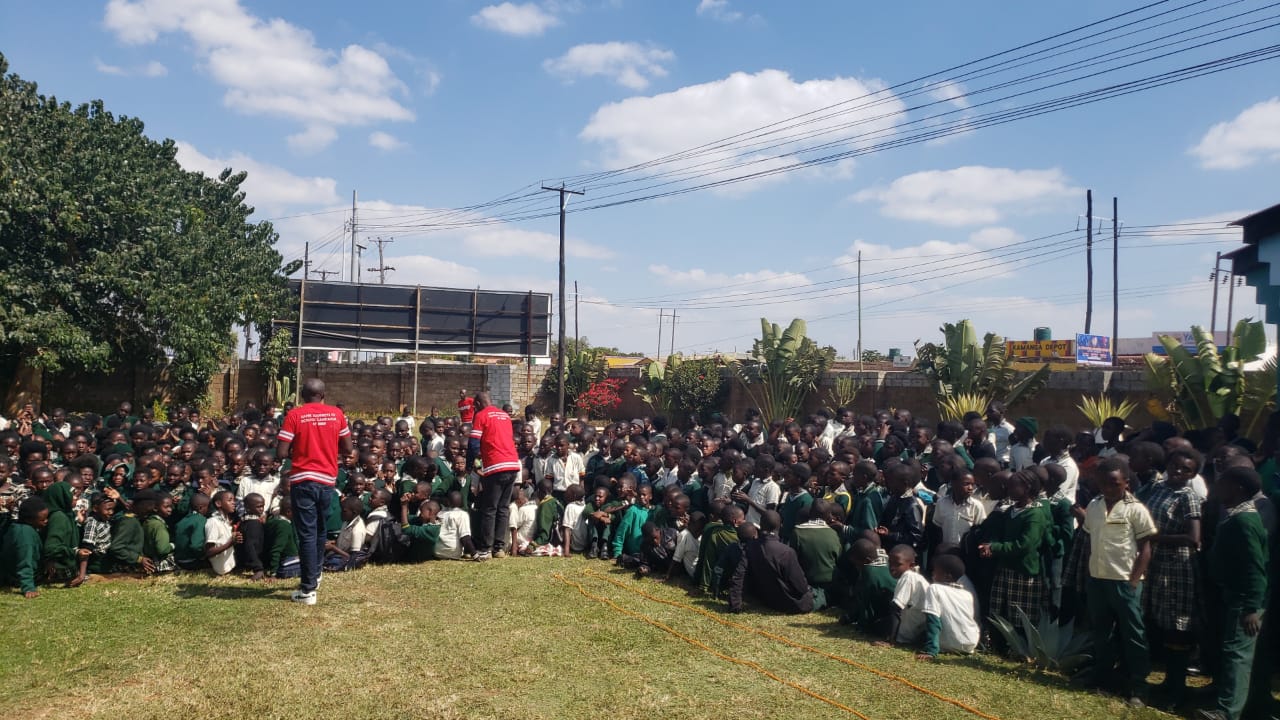 Community engagement for child road safety in Lusaka