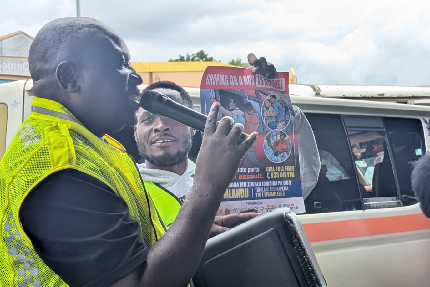 Official invitation addressed to the Zambia Road Safety Trust for safeguarding training
