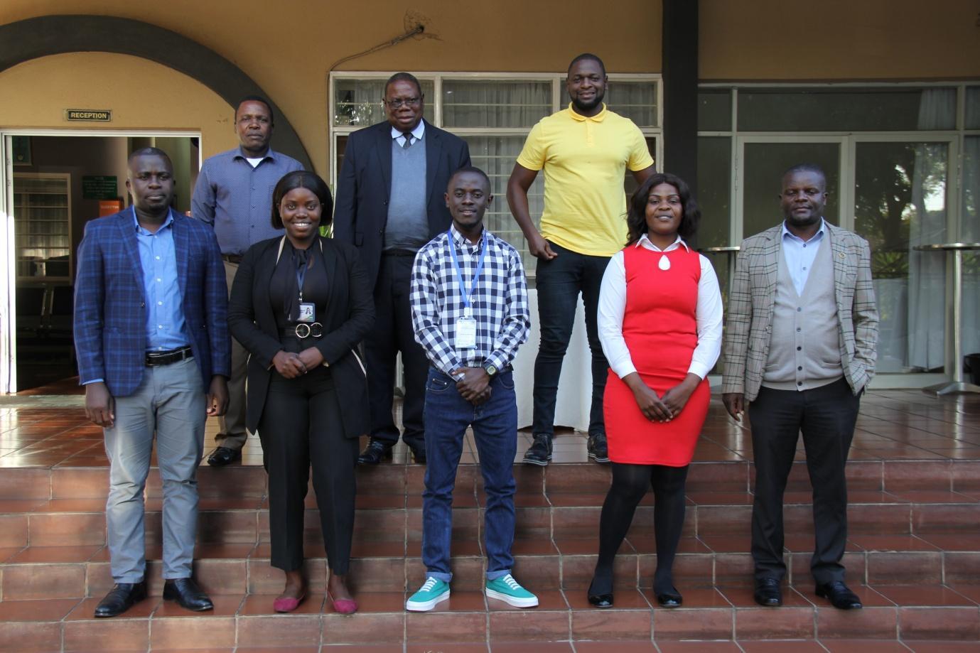 ZRST staff and project participants involved in the HOT-supported climate-resilience mapping work in Lusaka