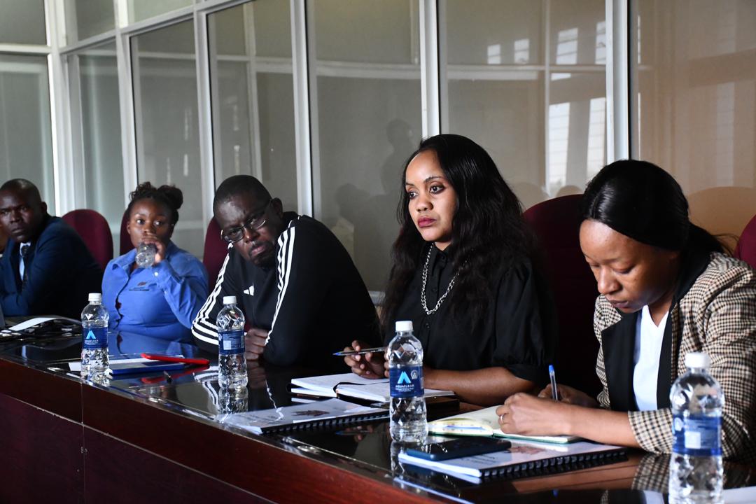 Lusaka City Council senior management and technical staff at the policy strategy signing