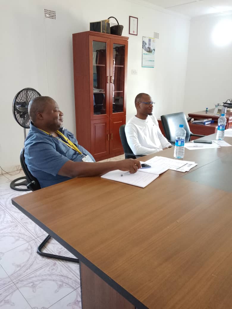 Participants work through the defensive driving theory module with course notes at ZRST’s Lusaka office, 6 October 2026.