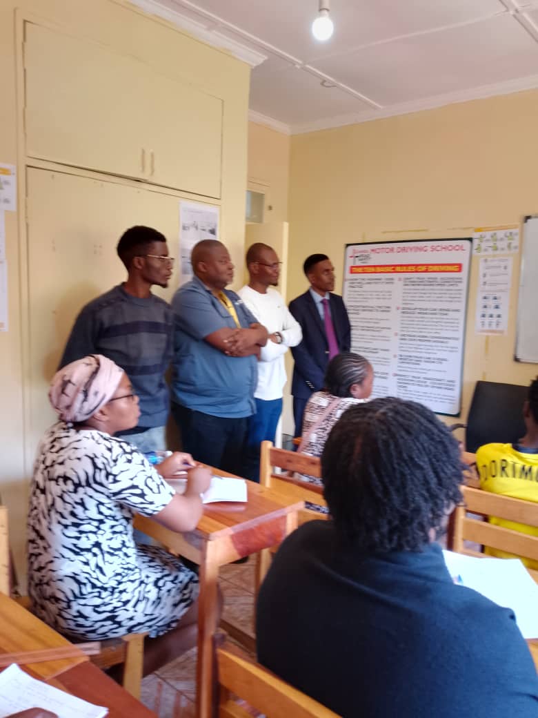 Africa Worxconnect participants and ZRST staff in the ZRST Motor Driving School classroom, 6 October 2026.